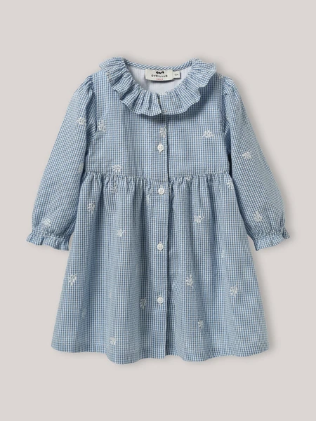 Robe en vichy brodée Bébé