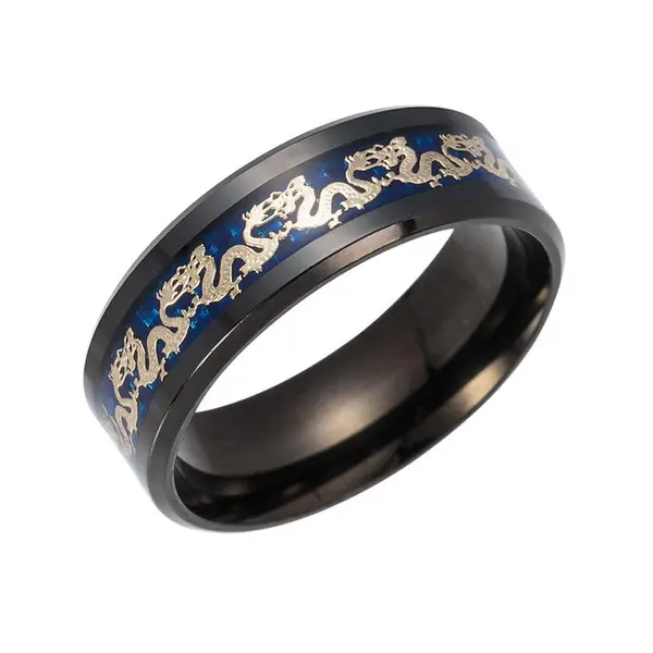 Bague Dragon Celtique (Acier)