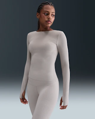 Haut à manches longues Dri-FIT Nike Zenvy pour femme