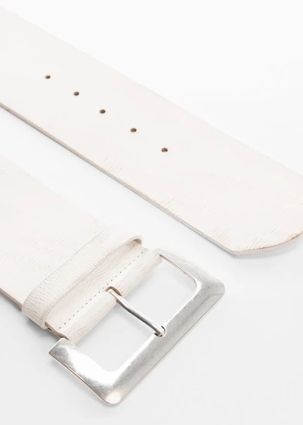 Ceinture large cuir -  Femme | Mango France