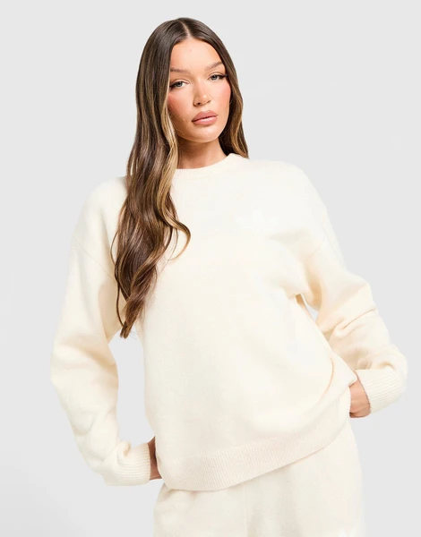 adidas Originals Trefoil Knit Crew Sweatshirt