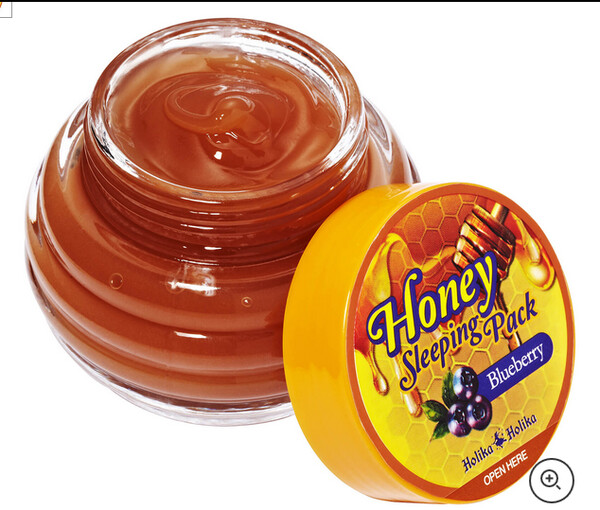 Soin de Nuit Miel Honey Sleeping Pack Holika Holika (Myrtille)