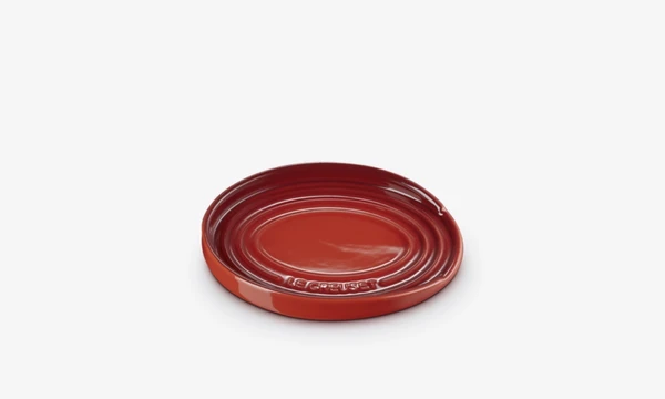 Repose-cuillère ovale en céramique