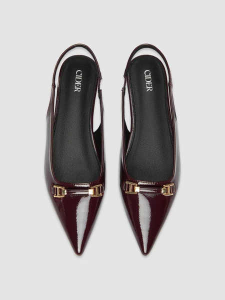 — cider, flats slingback (38) 