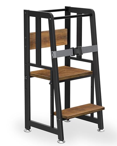 Tour D'Apprentissage Pour Tout-Petit, Tabouret Multifonctionnel Pour Enfants Avec 3 Hauteurs Reglables Tableau Noir Amovible Jeux Montessori 75367336