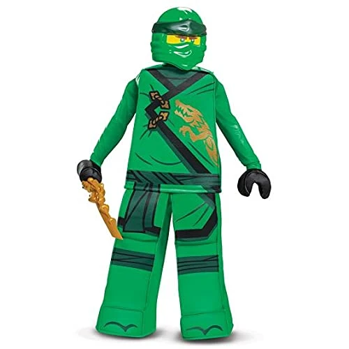 Épée de Feu Accessoire de Déguisement Enfant - Licence Officielle Réplique Arme Ninjago Kai Dorée - Sabre Jouet Lego pour Cosplay, Halloween et Carnaval