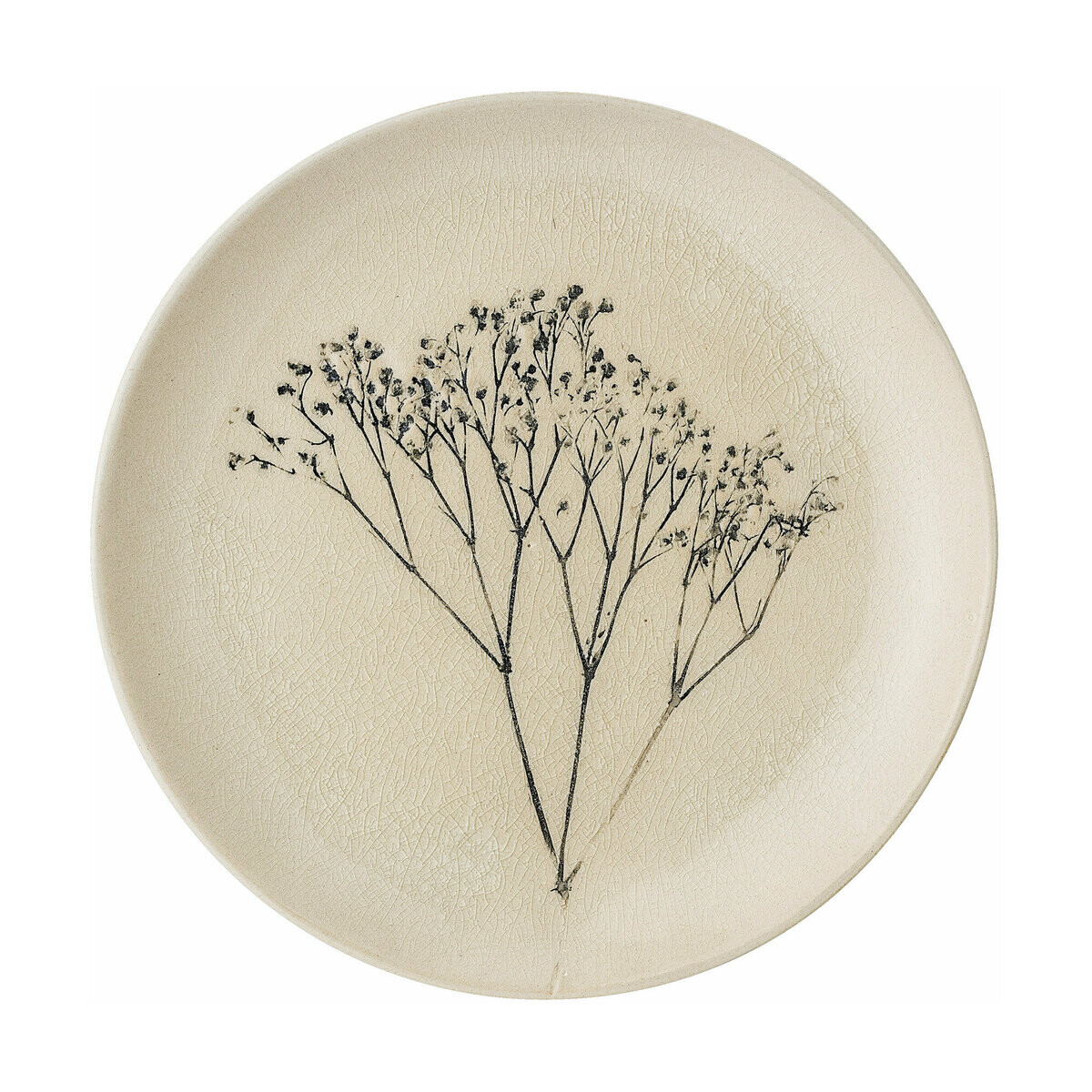 Assiette plate en grès Bea - Bloomingville