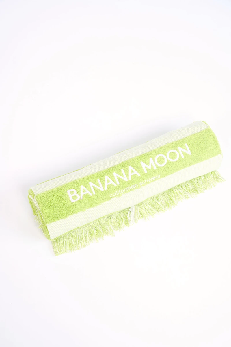 Serviette de plage anis Santo Luckybay