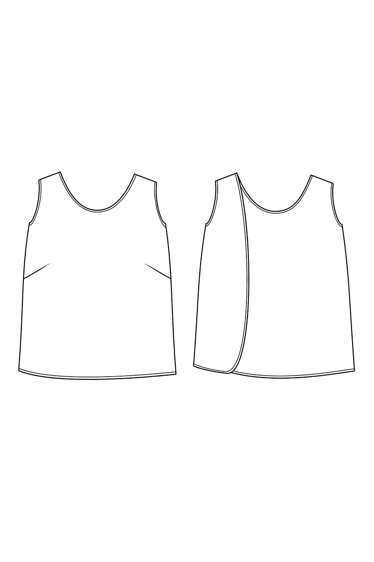 Kristin Tank Top PDF Sewing Pattern