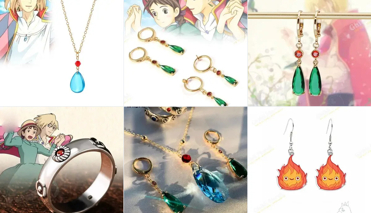 Howl's Moving Castle Jewelry