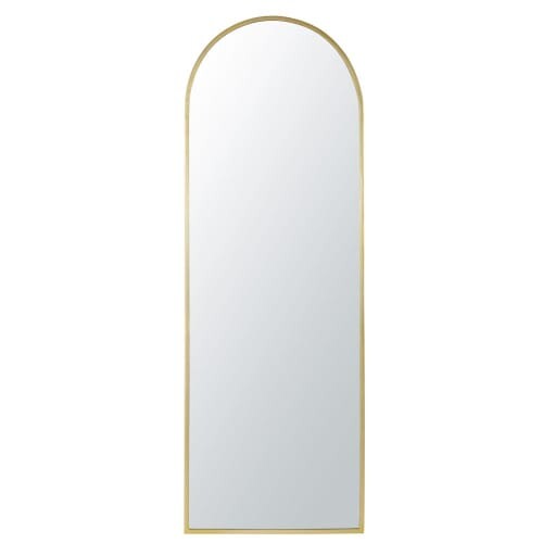 Miroir en métal doré 55x160 | Maisons du Monde