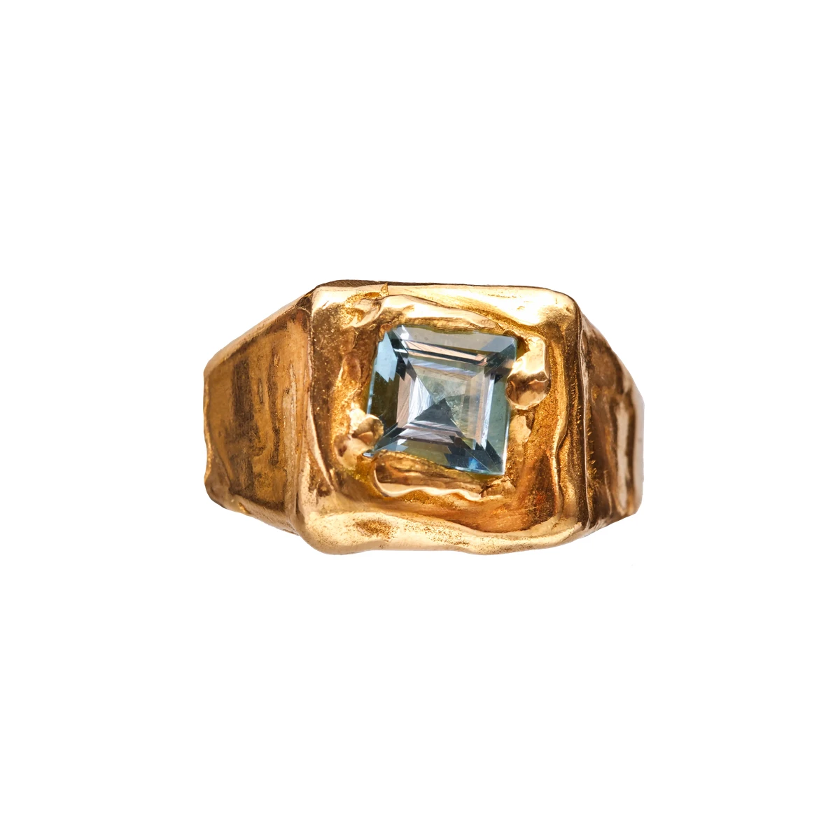 Marzo - Handmade gold plated ring | Simuero