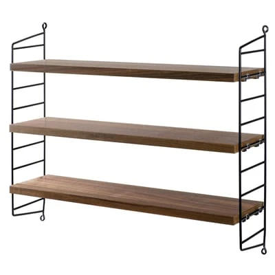 Etagère String® Pocket bois naturel / L 60 x H 50 cm - String Furniture