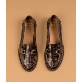 Mocassin Alanna choco croco