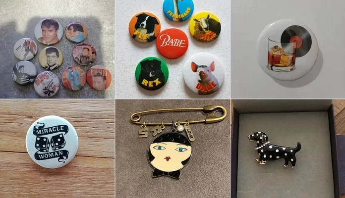 badges pins brooch