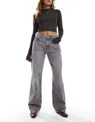 Bershka - Jean ample style années 90 à taille haute - Gris délavé | ASOS