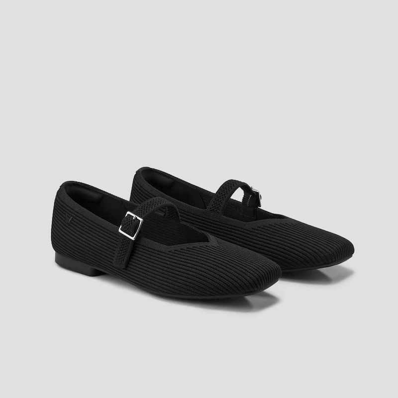 Square-Toe Mary-Jane (Margot Mary-Jane), Black, EU37 | VIVAIA