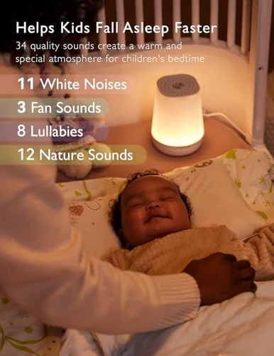 Momcozy - Veilleuse à bruit blanc portable