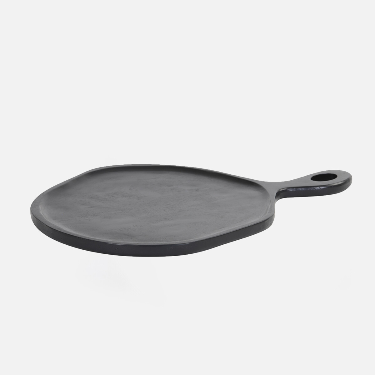 Kumi serving platter - wood - black