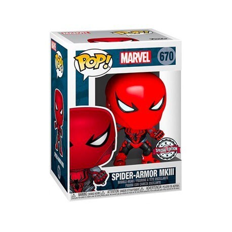 Figurine Pop! #670 Spider-Man Spider-Armor MK III