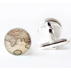 Boutons de manchettes Mappemonde 5