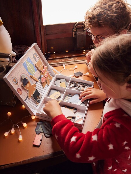 Oursons magnétiques à habiller en bois FSC® multicolore - Vertbaudet