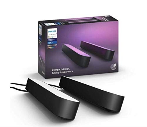 Philips Hue Play Pack White &amp; Color Ambiance X2 6,6 W - Noir