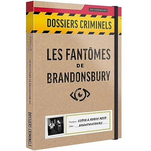 Dossiers Criminels - Les Fantômes de Brandonsbury : Découvrez Les Secrets Obscurs d'un Hôtel Maudit - Jeu de Societe Escape Game - Jeu d’Enquête Immersif et Collaboratif - 1-6 Joueurs