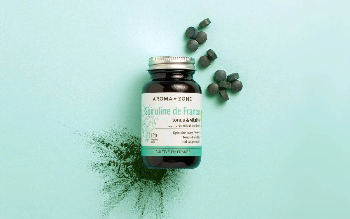 Spiruline de France BIO - 120 comprimés - complément alimentaire