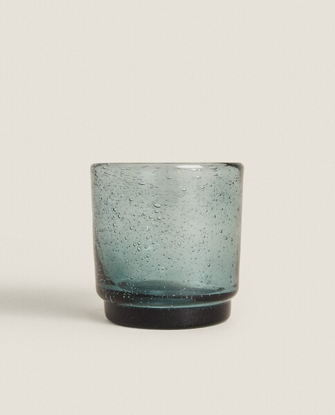 GOBELET EN VERRE BULLES