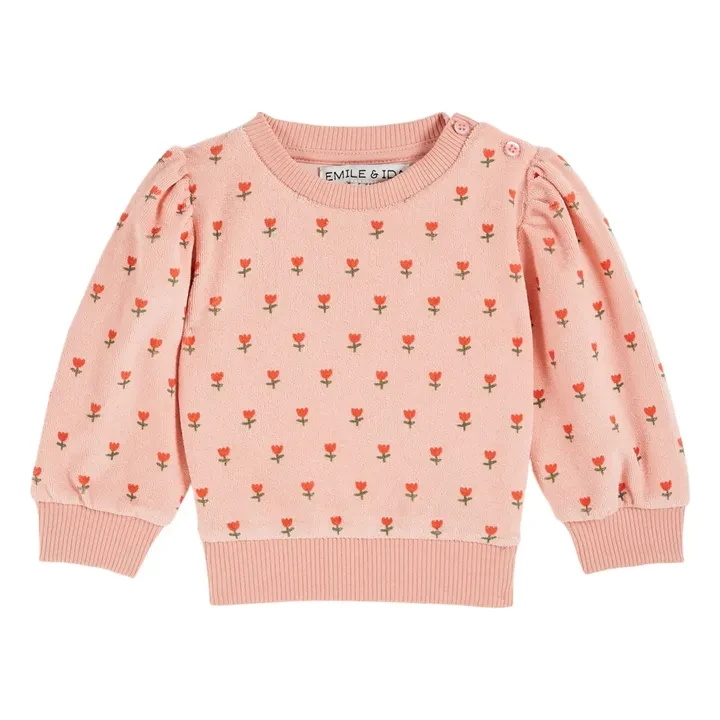 Sweat Petite Tulipe Eponge | Rose