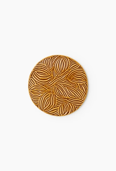 Dessous de plat en céramique, finition réactive, 21cm