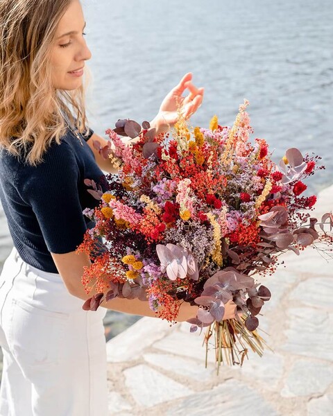 Bouquet de fleurs séchées Calanans - Rosa Cadaqués