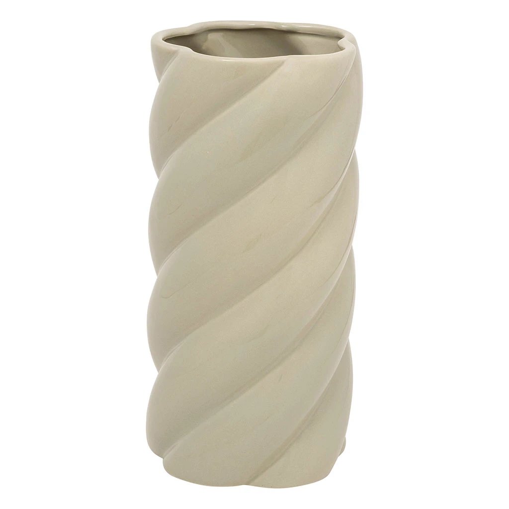 Vase torsade COBY céramique H 25.5cm