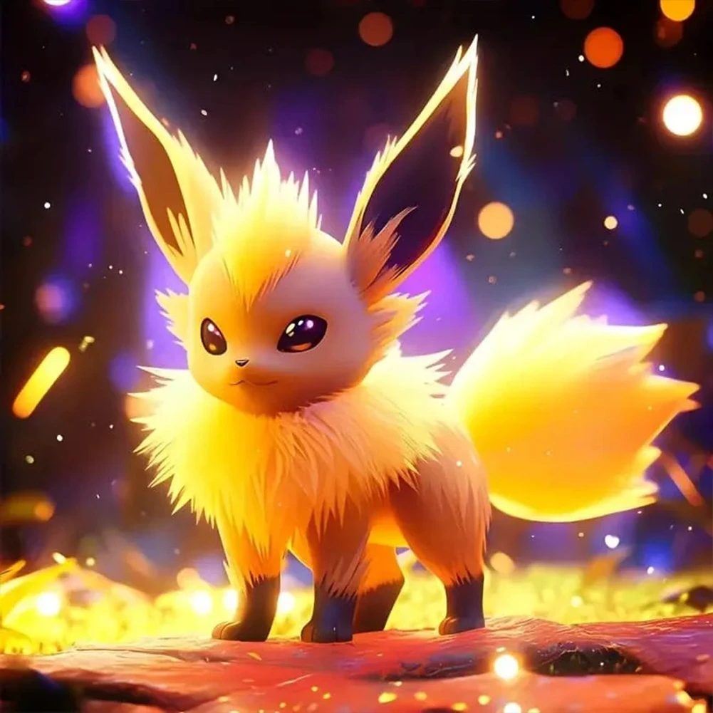 Diamond Painting - Full Round - Cute Pokemon(30*30cm)