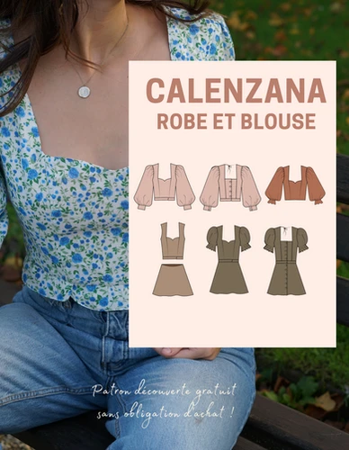 Patron PDF de la blouse/robe Calenzana