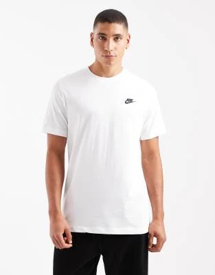 Nike - Club - T-shirt - Blanc