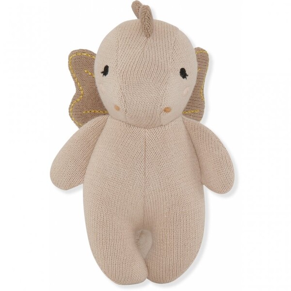 Doudou hochet dragon | Rose - Konges Slojd