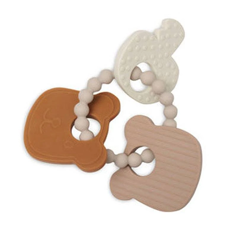 Anneau de dentition porte-clé silicone Teddy Bear