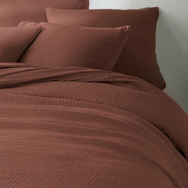 Housse de couette gaze de coton/coton lavé, Kumco