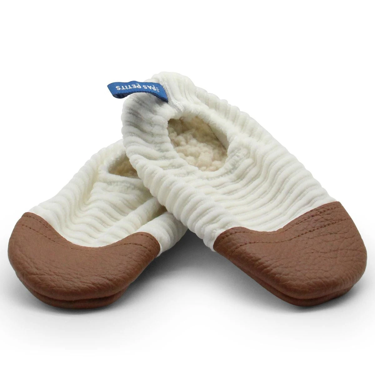 Les Pas Petits Velours Ivoire 33-35