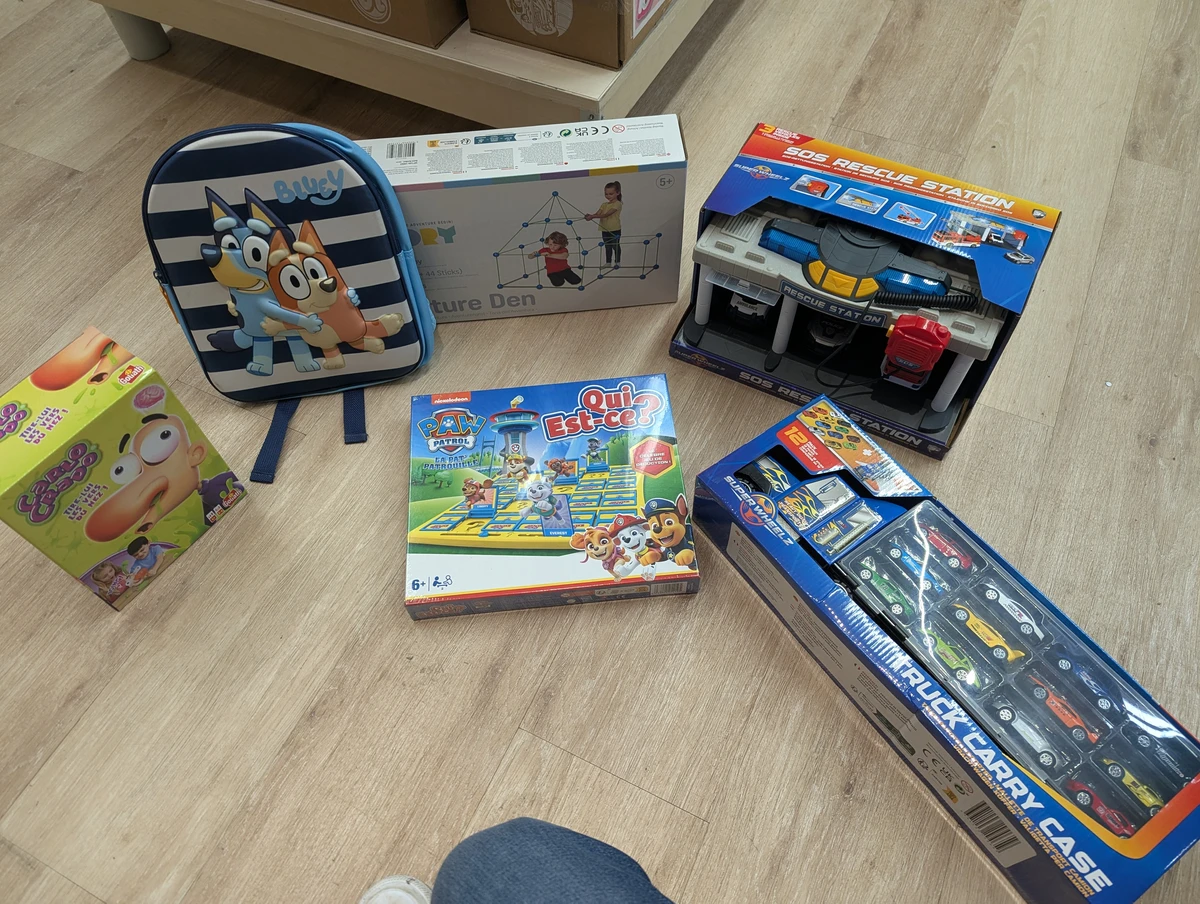 Cadeaux pris par Mickaël 