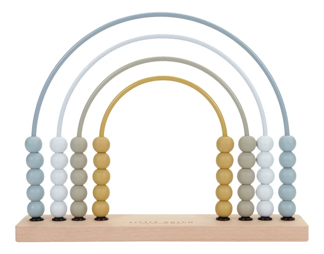 Little Dutch Boulier Arc-en-ciel Blue | Dreambaby
