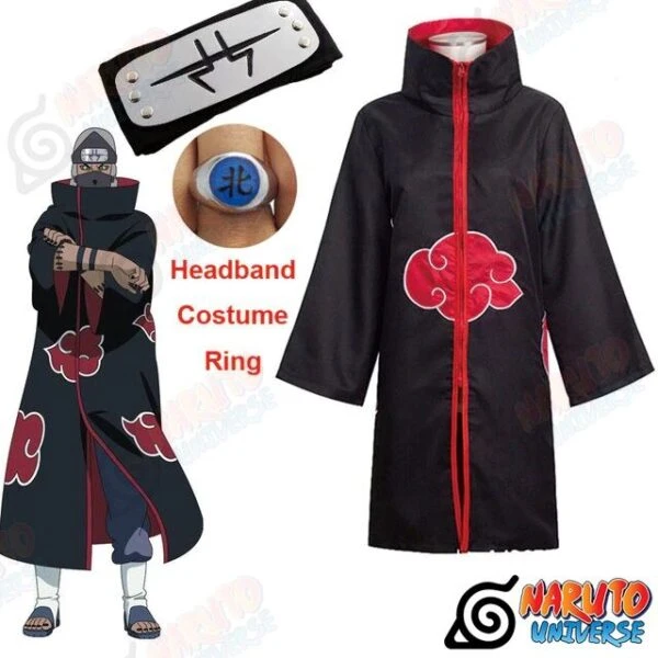 Akatsuki Kakuzu Costume Cosplay Outfit - Naruto Universe Official
