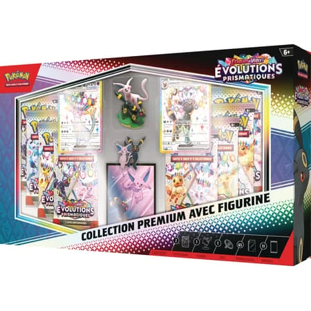 Pokémon JCC - Écarlate et Violet - Collection Premium avec figurine EV 8.5 Évolutions Prismatiques - FR