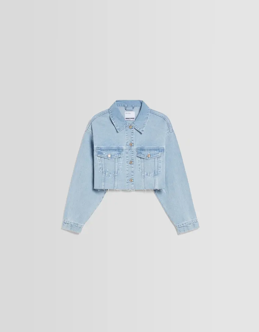 Veste en jean courte