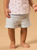 Short en double gaze de coton