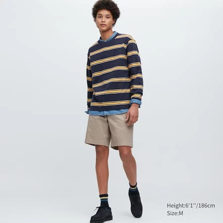 XS Beige - Short Stretch DRY-EX | UNIQLO