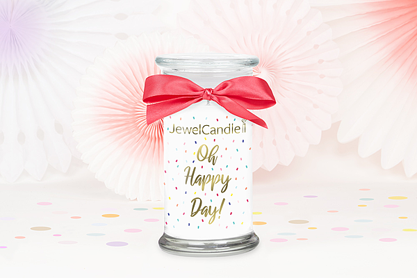 Bougie party avec bracelet : Oh Happy Day | JewelCandle
