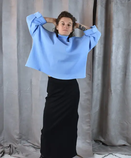 Maxi Pull - Bleu
